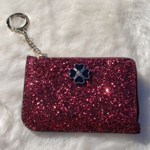 ♠️NWT♠️KATE SPADE BLACK CHERRY GLITTER WALLET